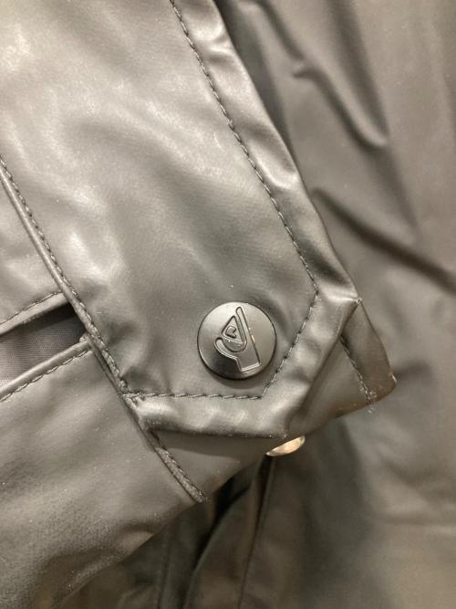 Quiksilver（クイックシルバー）Quiksilver (クイックシルバー) 古着 フェイクレザージャケット ブラック サイズ:Lの古着・服飾アイテム