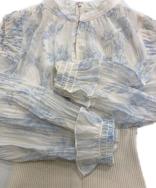 Snidel（スナイデル）Snidel (スナイデル) Sustainableウエストリブワンピース イエロー 未使用品の古着・服飾アイテム