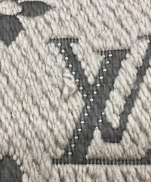 LOUIS VUITTON（ルイ ヴィトン）LOUIS VUITTON (ルイ ヴィトン) エシャルプ・ロゴマニア マフラー ベージュの古着・服飾アイテム