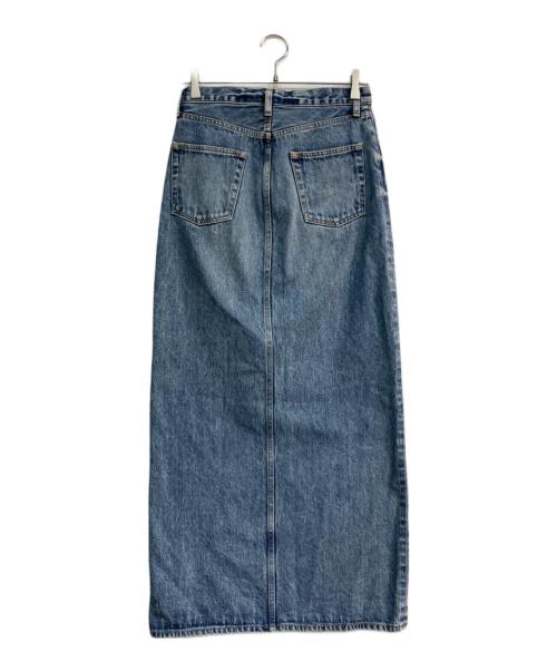 Whim Gazette（ウィムガゼット）Whim Gazette (ウィムガゼット) デニムスリットスカート インディゴ サイズ:38の古着・服飾アイテム