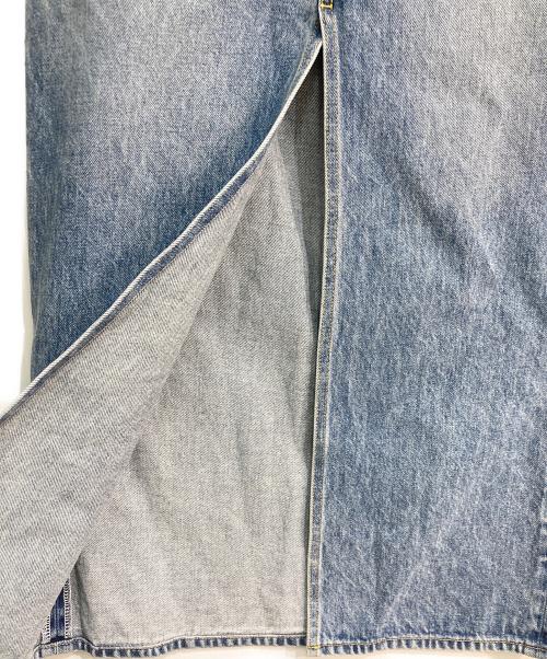 Whim Gazette（ウィムガゼット）Whim Gazette (ウィムガゼット) デニムスリットスカート インディゴ サイズ:38の古着・服飾アイテム