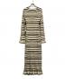 BY MALENE BIRGER (バイマレーネビルガー) ボーダーニットワンピース ベージュ サイズ:XS：5000円