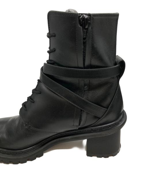 Pippichic（ピッピシック）Pippichic (ピッピシック) OBLIQUE コンバット ブーツ ブラック サイズ:38の古着・服飾アイテム
