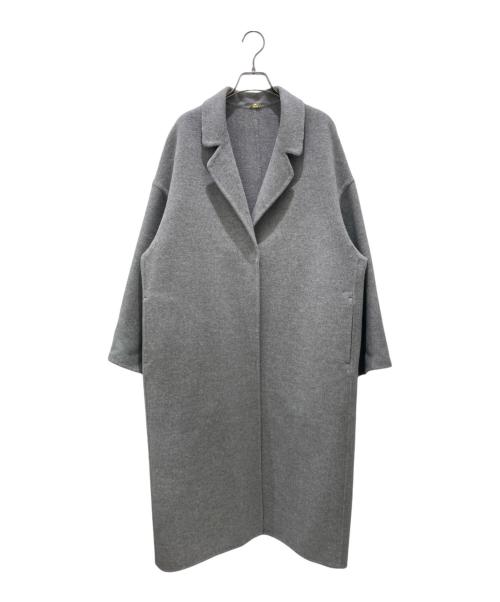 MUSE de Deuxieme Classe（ミューズ ドゥーズィエム クラス）MUSE de Deuxieme Classe (ミューズ ドゥーズィエム クラス) ウールアンゴラリバーコート　24020520401030 グレー サイズ:freeの古着・服飾アイテム