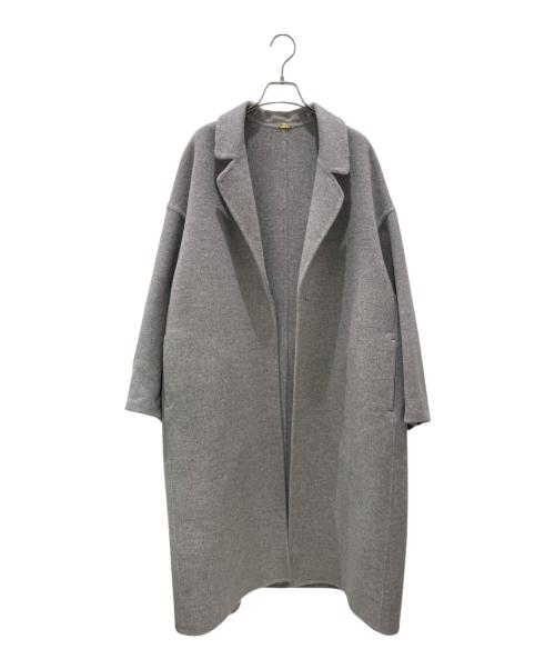 MUSE de Deuxieme Classe（ミューズ ドゥーズィエム クラス）MUSE de Deuxieme Classe (ミューズ ドゥーズィエム クラス) ウールアンゴラリバーコート　24020520401030 グレー サイズ:freeの古着・服飾アイテム