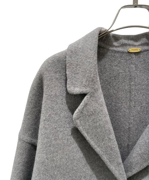 MUSE de Deuxieme Classe（ミューズ ドゥーズィエム クラス）MUSE de Deuxieme Classe (ミューズ ドゥーズィエム クラス) ウールアンゴラリバーコート　24020520401030 グレー サイズ:freeの古着・服飾アイテム
