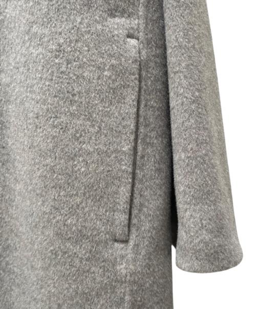 MUSE de Deuxieme Classe（ミューズ ドゥーズィエム クラス）MUSE de Deuxieme Classe (ミューズ ドゥーズィエム クラス) ウールアンゴラリバーコート　24020520401030 グレー サイズ:freeの古着・服飾アイテム