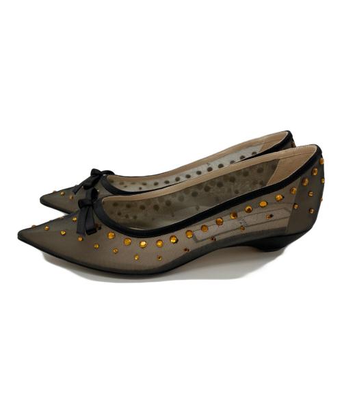 N°21（ヌメロヴェントゥーノ）N°21 (ヌメロヴェントゥーノ) ポインテッドトゥパンプス ブラック サイズ:40の古着・服飾アイテム