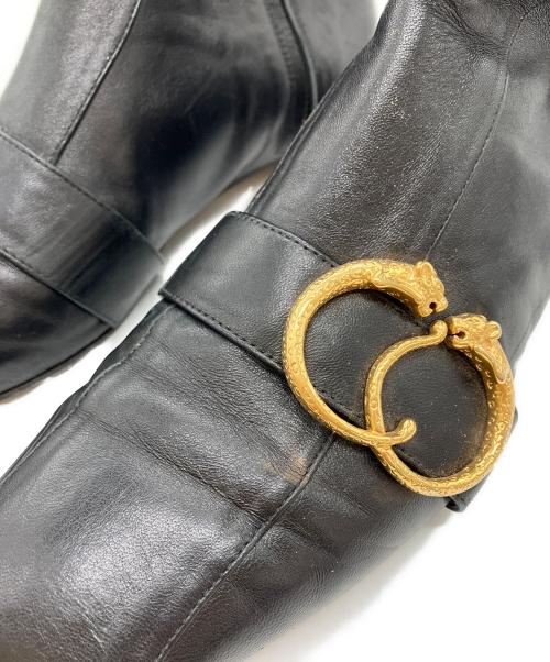charlotte olympia（シャーロットオリンピア）charlotte olympia (シャーロットオリンピア) サイドジップブーツ ブラック サイズ:SIZE 40の古着・服飾アイテム