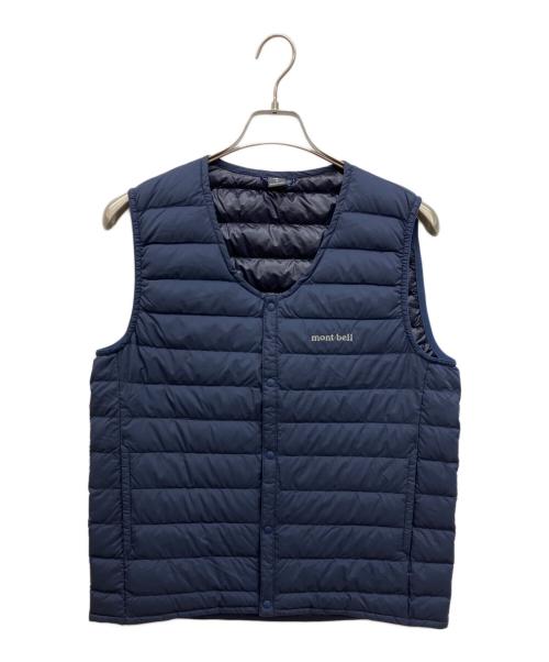 mont-bell（モンベル）mont-bell (モンベル) スペリオダウン Vネックベスト ネイビー サイズ:Ｓの古着・服飾アイテム