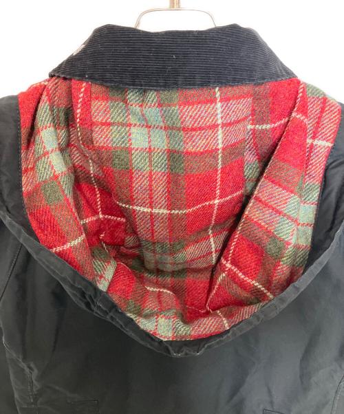 Barbour（バブアー）Barbour (バブアー) WHITE MOUNTAINEERING (ホワイトマウンテ二アニング) ワックスコットンフードジャケット ブラック サイズ:36の古着・服飾アイテム