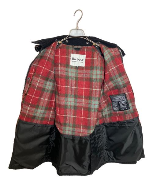 Barbour（バブアー）Barbour (バブアー) WHITE MOUNTAINEERING (ホワイトマウンテ二アニング) ワックスコットンフードジャケット ブラック サイズ:36の古着・服飾アイテム