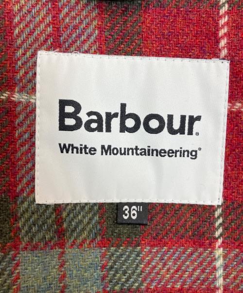 Barbour（バブアー）Barbour (バブアー) WHITE MOUNTAINEERING (ホワイトマウンテ二アニング) ワックスコットンフードジャケット ブラック サイズ:36の古着・服飾アイテム
