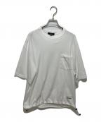 COMME des GARCONS HOMMEコムデギャルソン オム）の古着「Cotton Jerseygarment Print」｜ホワイト