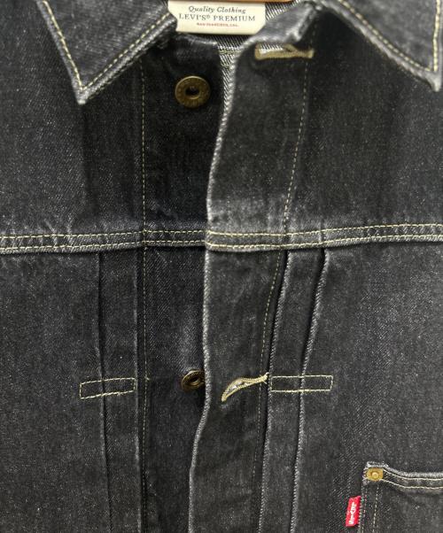 LEVI'S（リーバイス）LEVI'S (リーバイス) PREMIUM BLACK TYPE I TRUCKER JACKET　005Z7-0000 ブラック サイズ:XLの古着・服飾アイテム