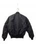 ALPHA INDUSTRIES (アルファインダストリーズ) 2WAY プリントライニングMA-1フライトジャケット ブラック サイズ:M：8000円