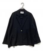 ENFOLDエンフォルド）の古着「THICKEN BOX-JACKET」｜ブラック