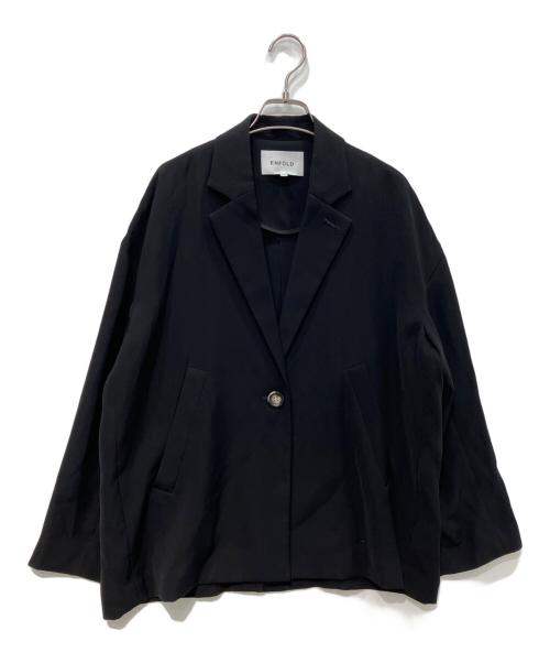 ENFOLD（エンフォルド）ENFOLD (エンフォルド) THICKEN BOX-JACKET ブラック サイズ:36の古着・服飾アイテム