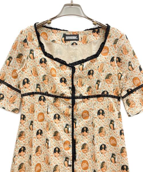 Hysteric Glamour（ヒステリックグラマー）Hysteric Glamour (ヒステリックグラマー) ガールプリントワンピース ベージュ サイズ:Freeの古着・服飾アイテム