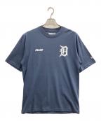PALACE×DETROIT TIGERS×New Eraパレス×ニューエラ）の古着「コラボプリントTシャツ」｜ネイビー
