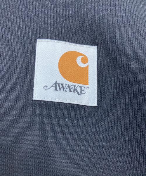 Carhartt WIP（カーハートダブリューアイピー）Carhartt WIP (カーハートダブリューアイピー) AWAKE (アウェイク) HOODED SWEATSHIRT ブラック サイズ:Mの古着・服飾アイテム