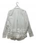 COMME des GARCONS COMME des GARCONS (コムデギャルソン コムデギャルソン) 裾変形 タックシャツ ホワイト サイズ:S：27000円