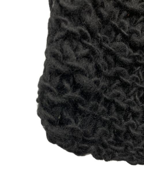 BLACK COMME des GARCONS（ブラックコムデギャルソン）BLACK COMME des GARCONS (ブラックコムデギャルソン) Garter Stitch Knit Sweater/ガーター　ステッチ　ニット　セーター ブラック サイズ:Sの古着・服飾アイテム