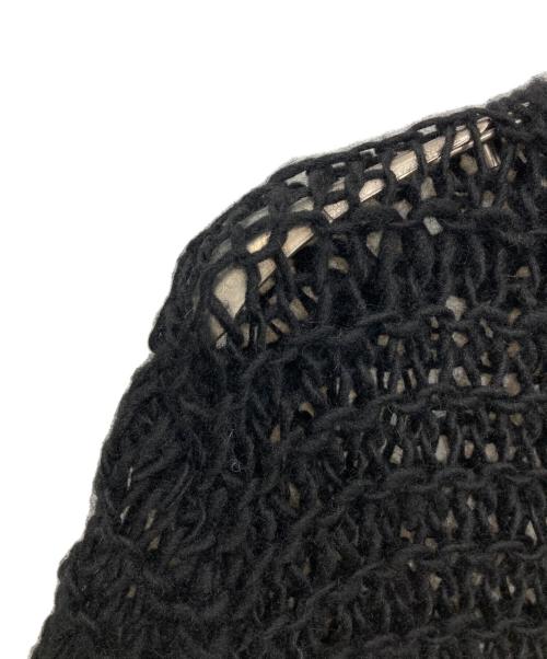 BLACK COMME des GARCONS（ブラックコムデギャルソン）BLACK COMME des GARCONS (ブラックコムデギャルソン) Garter Stitch Knit Sweater/ガーター　ステッチ　ニット　セーター ブラック サイズ:Sの古着・服飾アイテム