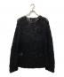 BLACK COMME des GARCONS (ブラックコムデギャルソン) Garter Stitch Knit Sweater/ガーター　ステッチ　ニット　セーター ブラック サイズ:S：23000円