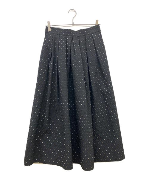 SHE TOKYO（シートーキョー）SHE TOKYO (シートーキョー) Anna Star Dot Black Skirt ブラック サイズ:38の古着・服飾アイテム