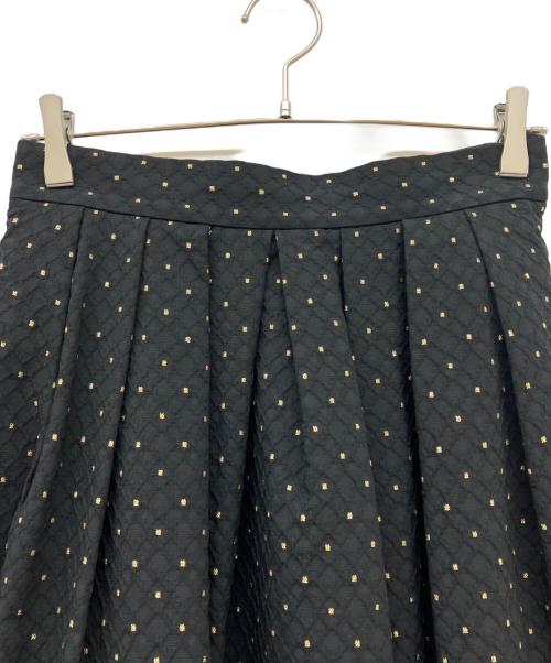 SHE TOKYO（シートーキョー）SHE TOKYO (シートーキョー) Anna Star Dot Black Skirt ブラック サイズ:38の古着・服飾アイテム