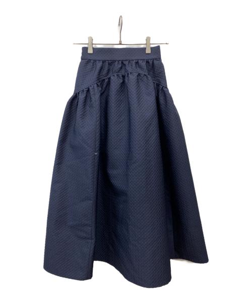 SHE TOKYO（シートーキョー）SHE TOKYO (シートーキョー) SUZY ロングスカート ネイビー サイズ:34の古着・服飾アイテム