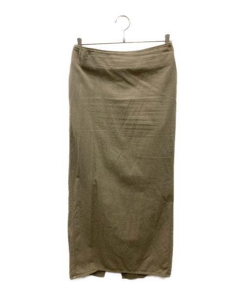 DEUXIEME CLASSE（ドゥーズィエム クラス）Deuxieme Classe (ドゥーズィエム クラス) badass スカート カーキ サイズ:38の古着・服飾アイテム