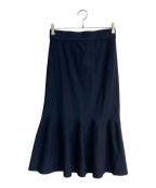 MUSE de Deuxieme Classeミューズ ドゥーズィエム クラス）の古着「Future lily スカート　24060500401010」｜ネイビー
