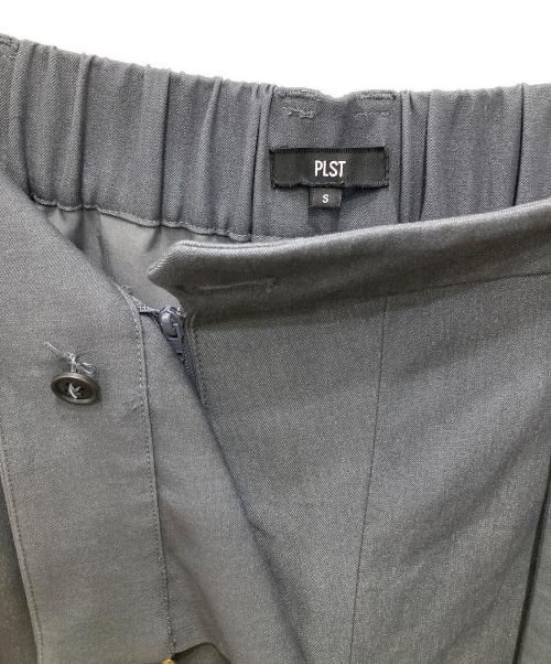 PLST（プラステ）PLST (プラステ) シャンブレーラップパンツ グレー サイズ:Sの古着・服飾アイテム