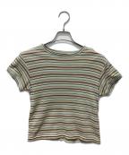 FUMIKA UCHIDAフミカウチダ）の古着「MULTICOLOR STRIPE T-SHIRT」｜マルチカラー