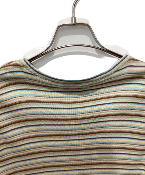 FUMIKA UCHIDA（フミカウチダ）FUMIKA UCHIDA (フミカウチダ) MULTICOLOR STRIPE T-SHIRT マルチカラー サイズ:Mの古着・服飾アイテム