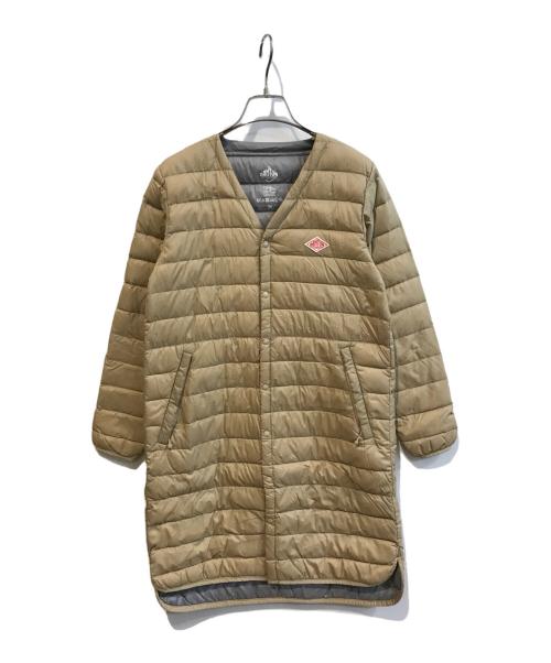 DANTON（ダントン）DANTON (ダントン) INNER DOWN LONG　JD-8935 ベージュ サイズ:34の古着・服飾アイテム