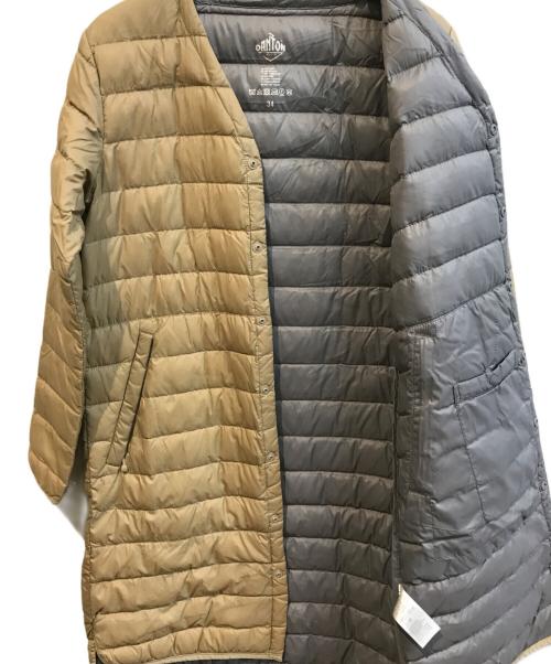 DANTON（ダントン）DANTON (ダントン) INNER DOWN LONG　JD-8935 ベージュ サイズ:34の古着・服飾アイテム