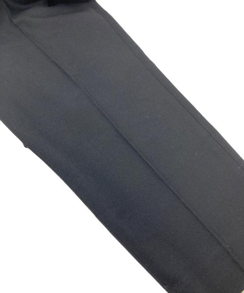 N.HOOLYWOOD（エヌ ハリウッド）N.HOOLYWOOD (エヌ ハリウッド) Pleats Easy Pant ウール混パンツ ブラック サイズ:36の古着・服飾アイテム