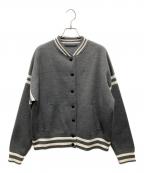 Diagramダイアグラム）の古着「ニットスタジャン」｜グレー