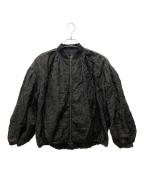 VERMEIL par ienaヴェルメイユ パー イエナ）の古着「シャーリングオーバーブルゾン」｜ブラック