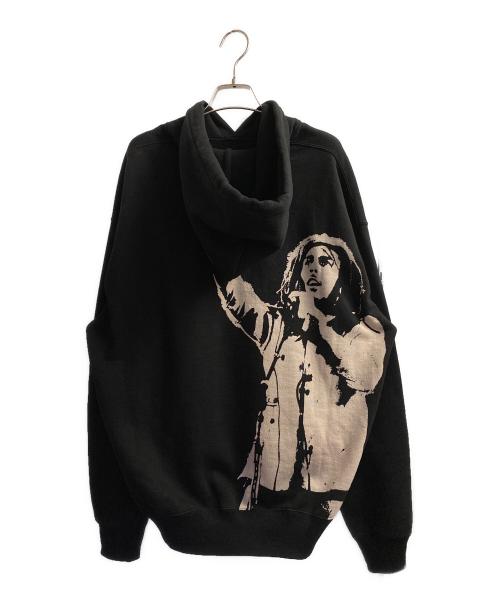 eYe JUNYA WATANABE MAN（アイ ジュンヤワタナベマン）eYe JUNYA WATANABE MAN (アイ ジュンヤワタナベマン) CarHartt (カーハート) 25SS 綿総裏毛プリント BOB MARLEY ブラック サイズ:M 未使用品の古着・服飾アイテム