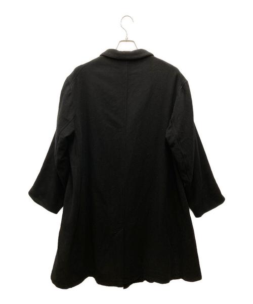 GEOFFREY B SMALL（ジェフリービースモール）GEOFFREY B SMALL (ジェフリービースモール) Double-breasted long coat/ダブルブレステッド ロングコート ブラック サイズ:XLの古着・服飾アイテム