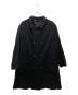 GEOFFREY B SMALL（ジェフリービースモール）の古着「Double-breasted long coat/ダブルブレステッド ロングコート」｜ブラック
