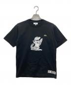 LACOSTE×ONE PIECEラコステ×ワンピース）の古着「プリントTシャツ」｜ブラック