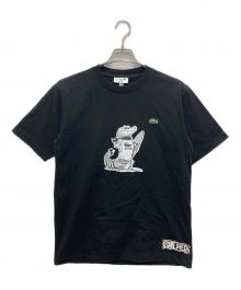 LACOSTE×ONE PIECE（ラコステ×ワンピース）の古着「プリントTシャツ」｜ブラック