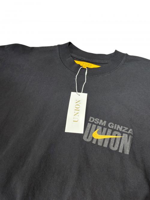UNION（ユニオン）UNION (ユニオン) NIKE (ナイキ) DSMG (ドーバーストリートマーケットギンザ) U.N.D TEE ブラック サイズ:llの古着・服飾アイテム