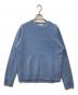 ATON（エイトン）の古着「ROYAL FUR CASHMERE クルーネックセーター/ロイヤル　ファー　カシミヤ　 クルーネックセーター」｜スカイブルー