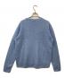 ATON (エイトン) ROYAL FUR CASHMERE クルーネックセーター/ロイヤル　ファー　カシミヤ　 クルーネックセーター スカイブルー サイズ:02：12000円